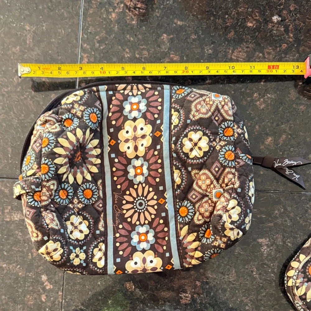 Vera Bradley Brown Canyon Patterned Travel Set - Picture 3 of 7